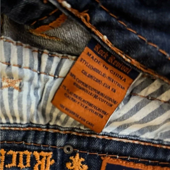 Women’s Rock Revival Eva Relaxed Boot Stretch Jeans 30 32 x 30 - Picture 5 of 7